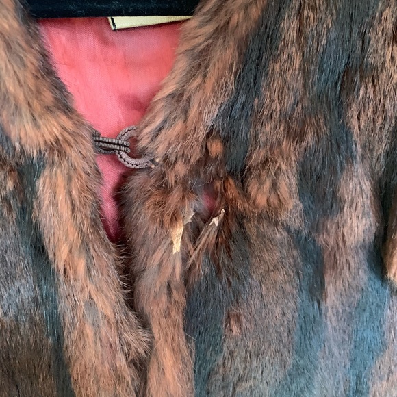 Vintage mink fur cape - Picture 2 of 3